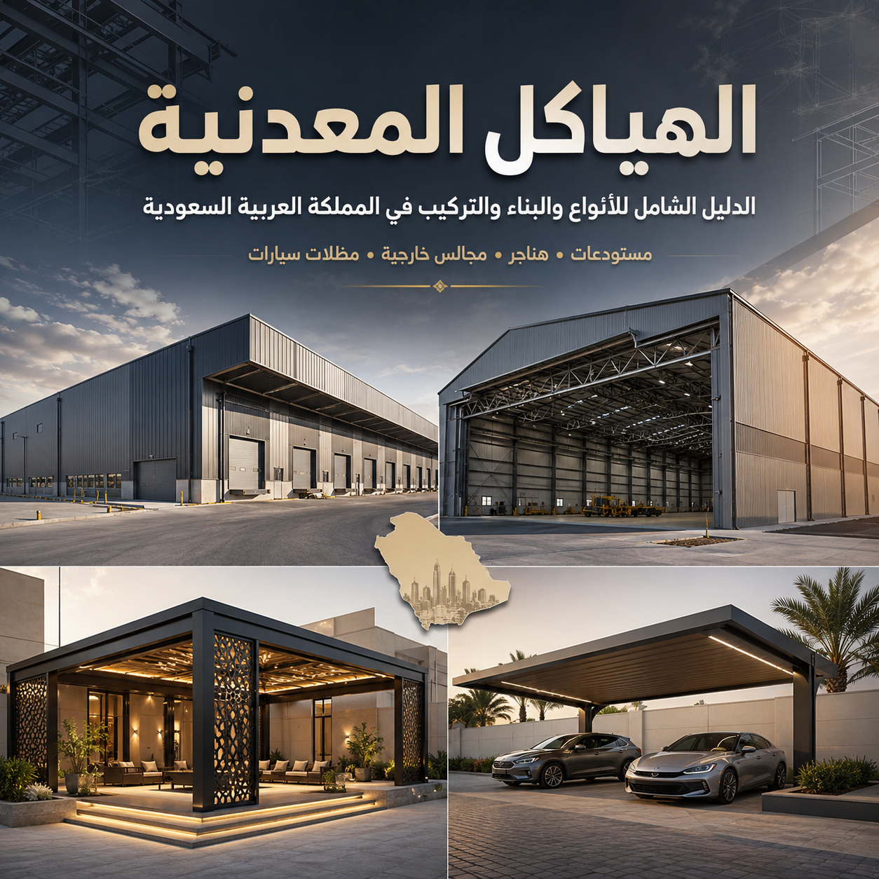 الهياكل المعدنية اساس البناء